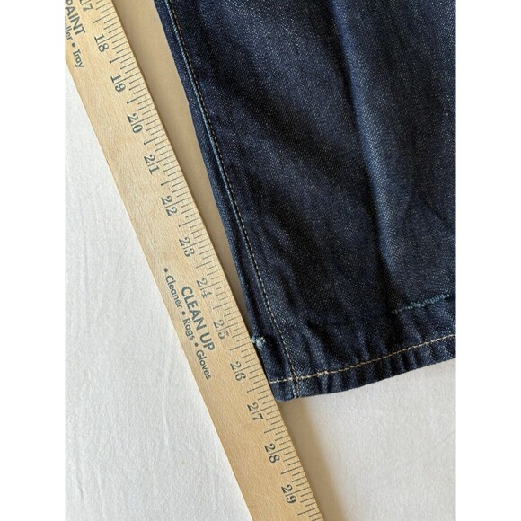 Uniqlo‎ Jeans Mens 28x27 Slim Straight Japanese Kaihara Selvedge Dark Wash Denim - Picture 14 of 14